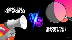 Long tail and short tail keywords