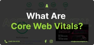 Diagram explaining Core Web Vitals metrics: Largest Contentful Paint (LCP), Interaction to Next Paint (INP), and Cumulative Layout Shift (CLS) for website performance.